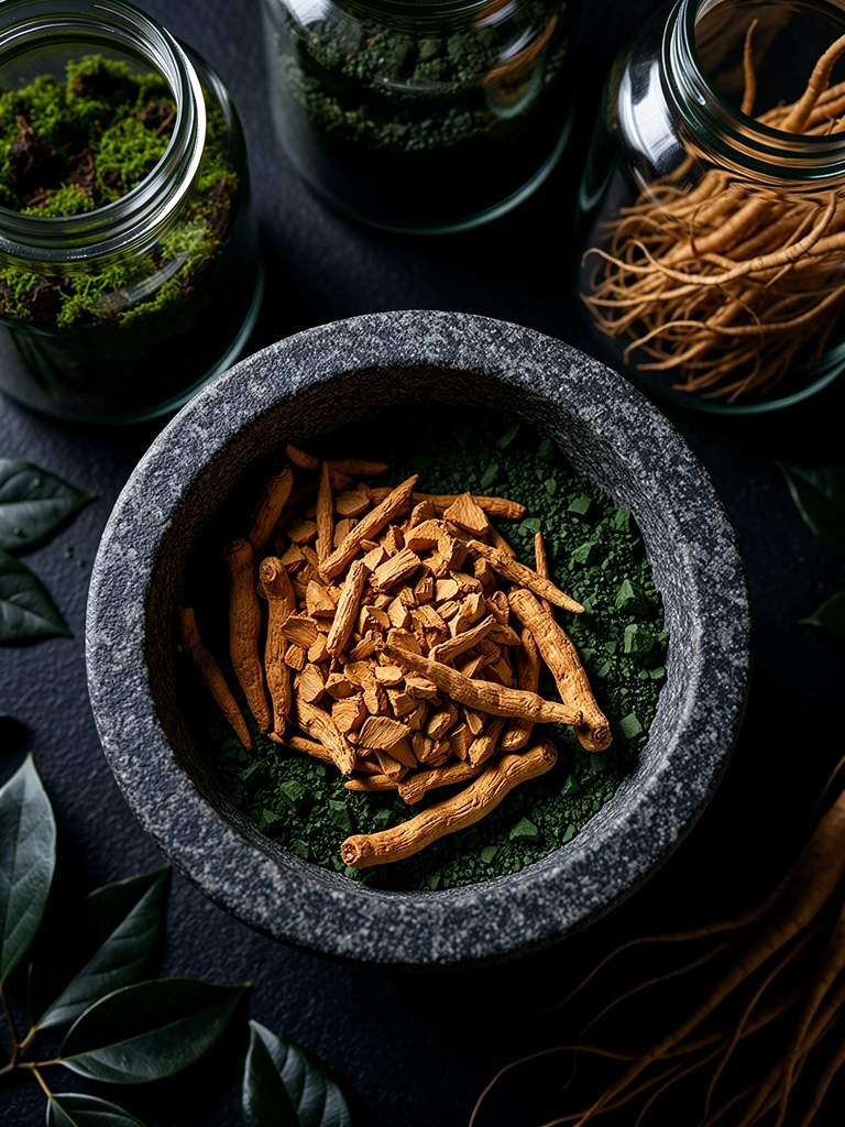 Natural ingredients for men's strength and vitality